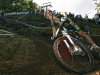 Stander of South Africa cycles during the men's cross country at the UCI Mountain Bike World Championships in Mount Ste-Anne