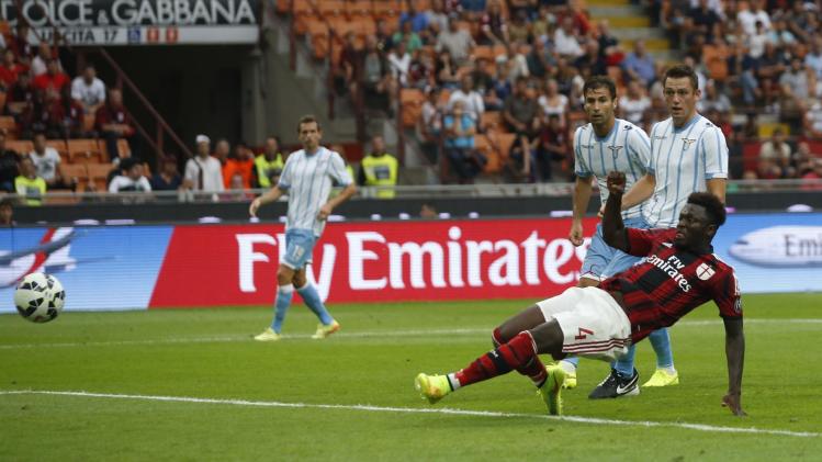 Download this Milan Midfielder Sulley Muntari Ghana Scores His Side Second picture