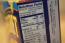 Nutrition facts are seen on a Diamond Food's Pop Secret microwave popcorn box is seen illustrated in New York