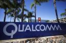 A Qualcomm sign is pictured in front of one of its many buildings in San Diego, California