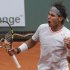 Spain's Rafael Nadal celebrates defeating Germany's Daniel Brands in their first round match of the French Open tennis tournament, at Roland Garros stadium in Paris, Monday, May 27, 2013. Nadal won in four sets 4-6, 7-6, 6-4, 6-3. (AP Photo/Michel Euler)