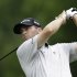 Ryan Palmer watches his tee shot on the fourth hole during the first round of the Colonial golf tournament, Thursday, May 23, 2013, in Forth Worth, Texas.  (AP Photo/LM Otero)