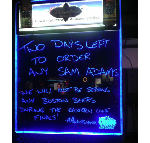 Pitt bar banning Sam Adams because of reasons