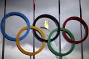 The Olympic flame is lit during a test in the Olympic Park for the upcoming 2014 Winter Olympics, Friday, Jan. 31, 2014, in Sochi, Russia. (AP Photo/David Goldman)