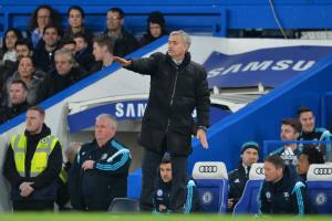 Chelsea&#39;s Portuguese manager Jose Mourinho gestures&nbsp;&hellip;