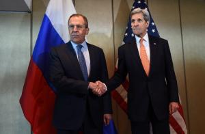 Russian Foreign Minister Sergei Lavrov (L) and US Secretary&nbsp;&hellip;