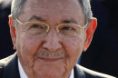 FILE - In this Jan. 25, 2013 file photo, Cuba's President Raul Castro smiles after arriving at the Arturo Merino Benitez International Airport in Santiago, Chile, to attend te CELAC-EU economic summit. On Monday, June 3, 2013, Castro turned 82-years-old. (AP Photo/Luis Hidalgo, File)