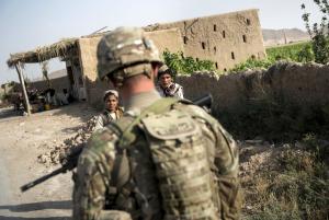 A US soldier patrols near Kandahar Airfield on June&nbsp;&hellip;