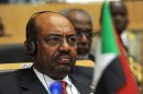 Sudan's president Omar al-Bashir during an African Union meeting on January 27, 2013 in Addis Ababa