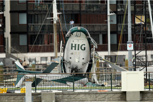 Chopper Crashes In Auckland