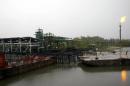 File photo shows an oil flowstation at Warri South district of the Niger Delta, Nigeria, on June 4, 2004