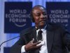 Guinea's President Conde attends a session at the World Economic Forum (WEF) in Davos