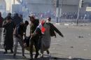 Rockets hit Baghdad's Green Zone after protests turn violent