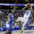 Duke's Rasheed Sulaimon, right, tries to get a shot past Creighton's Austin Chatman during the first half of a third-round game of the NCAA college basketball tournament, Sunday, March 24, 2013, in Philadelphia. (AP Photo/Matt Slocum)