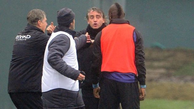 Mancini and Balotelli bust-up in training 931732-15416682-640-360