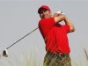 Olazabal of Spain watches the ball during the second round of the Commercial Bank Qatar Masters at the Doha