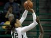 Baylor's Brittney Griner (42) shoots over Kentucky's Samarie Walker (23) during the first half of an NCAA women's college basketball game, Tuesday, Nov. 13, 2012, in Waco, Texas. (AP Photo/Tony Gutierrez)