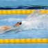 Tyler Clary of the U.S. swims in his men's 200m backstroke heat during the London 2012 Olympic Games