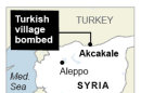 Map locates Akcakale, Turkey