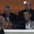 President Obama watches a NCAA basketball game in Washington