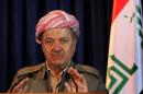 Iraqi Kurdish leader Massud Barzani's term expires on Thursday