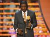 Washington Redskins quarterback Robert Griffin III accepts the the award for the NFL Offensive Rookie of the year during the NFL Honors award show in New Orleans