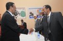 Somalia's President Hassan Sheikh Mohamud meets newly appointed Prime Minister Abdi Farah Shirdon Saaid in Mogadishu