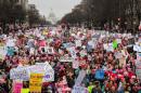 Hillary Clinton calls the Women's March 'awe-inspiring'