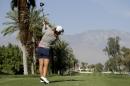 Lydia Ko, of New Zealand, watches her tee shot on the 15th hole during the first round of the LPGA Tour ANA Inspiration golf tournament at Mission Hills Country Club on Thursday, April 2, 2015 in Rancho Mirage, Calif. (AP Photo/Chris Carlson)