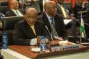 Lesotho Prime Minister Thomas Thabane attends the Southern Africa Development Community Double Troika meeting on Lesotho on February 20, 2014 in Pretoria, South Africa