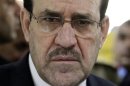 File photo of Iraq's PM Maliki inside Baghdad's heavily-fortified Green Zone