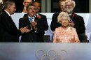 Britain's Queen Elizabeth attends the opening ceremony of the London 2012 Olympic Games