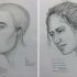 This combo image of composite sketches provided by the Los Angeles Police Department on Tuesday, Nov. 13, 2012, shows a suspect, left, in the possible abduction of a teenage girl or woman, right, after witnesses reported seeing a man drag her away by the hair. The apparent victim, described as 13 or older _ and possibly a small woman _ was reported kidnapped Monday night near a recreation center during an argument with the young man who may be between 18 and 20, police said. Searchers on foot and horseback combed 455 acres of the El Sereno hills while others flew overhead in a helicopter and dog handlers deployed bloodhounds. (AP Photo/Los Angeles Police Department)