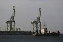 Cranes at Mariel port are seen on the outskirts of Havana