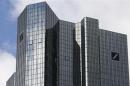 The headquarters of Deutsche Bank are pictured in Frankfurt