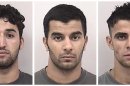 Five men from Iraq that have been arrested for investigation of rape-related charges are seen in undated photos provided by the Colorado Springs Police Department. The are, from the left; Ali Mohammed Hasan Al Juboori, Sarmad Fadhi Mohammed, Yasir Jabbar Jasim, Mustafa Sataar Al Feraji, and Jasim Mohammed Hassin Ramadon. The men were arrested after a woman was seriously injured after trying to break up a fight in Colorado Springs. Police say the attack in Colorado Springs was reported Sunday, Aug. 12, 2012. Authorities said the woman suffered serious internal injuries and was taken to a hospital. Sarmad Fadhi Mohammed and Jasim Mohammed Hassin Ramadon are accused of sexual assault and being an accessory. Mustafa Sataar Al Feraji, Ali Mohammed Hasan Al Juboori, and Yasir Jabbar Jasim are accused of being accessories. (AP Photo/Colorado Springs Police Department)