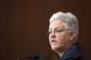 File photo of EPA Administrator Gina McCarthy announcing steps to cut carbon pollution in Washington