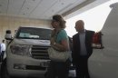 A member of the team of United Nations chemical weapons experts arrives in Damascus