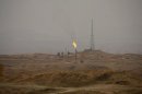 The Iranian oil refinery of Mizdeh is pictured in 2008