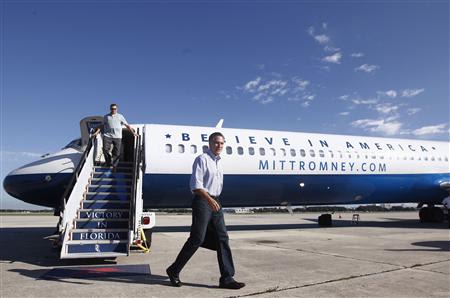 Obama Campaign Plane