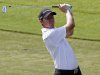 Jimmy Walker hits from the ninth fairway  during the second round of the Wyndham Championship golf tournament in Greensboro, N.C., Friday, Aug. 17, 2012. (AP Photo/Gerry Broome)
