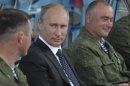 Russian President Putin visits an airborne brigade base in Ulyanovsk