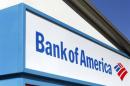 A Bank of America sign is pictured in Encinitas, California