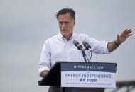 Republican presidential candidate, former Massachusetts Gov. Mitt Romney speaks during a campaign event at Watson Truck and Supply, Thursday, Aug. 23, 2012, in Hobbs, N.M. (AP Photo/Evan Vucci)
