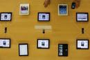 Apple's iPad devices are displayed at its store in Tokyo