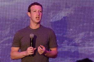 Facebook founder Mark Zuckerberg speaks during the&nbsp;&hellip;