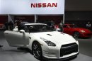 The 2013 Nissan GT-R is on display at the 2012 Los Angeles Auto Show in Los Angeles