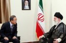 Ayatollah Ali Khamenei was to address the delegations