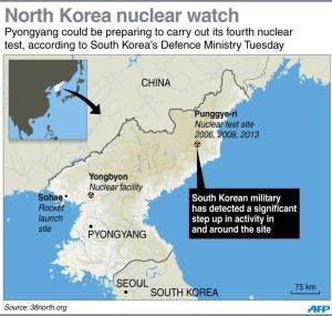 Map showing North Korea&#39;s Punggye-ri nuclear test &hellip;
