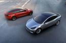 FILE PHOTO - Tesla Motors' mass-market Model 3 electric cars